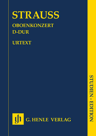 Oboenkonzert D-Dur (Partition Petit Format) - RICHARD STRAUSS