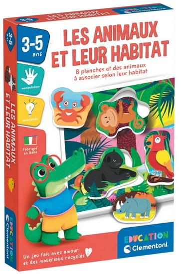 Éducation: les animaux et leur habitat
