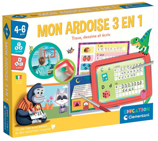 Education: mon ardoise 3 en 1