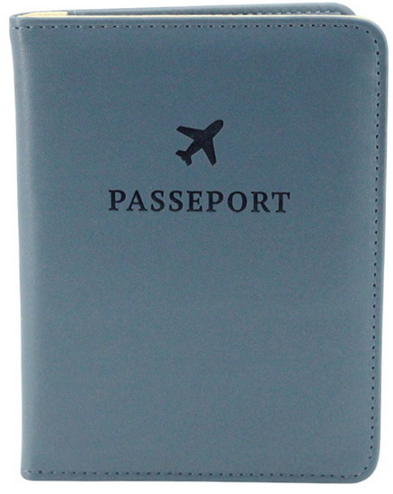 Étui à passeport marine