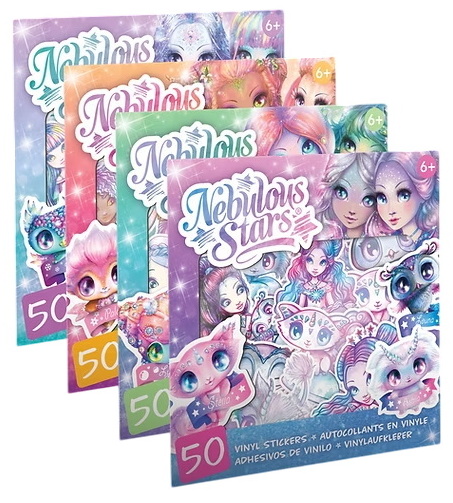 Ens. 50 autocollants décoratifs 4AS