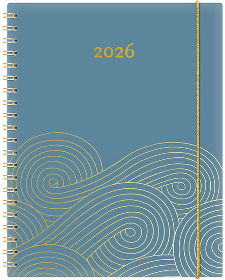 Agenda 2026 Kibo-Or Bleu 1s/2p