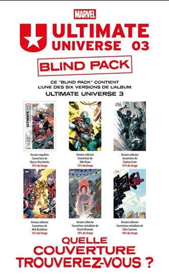 Ultimate universe : blind pack #03 - COLLECTIF