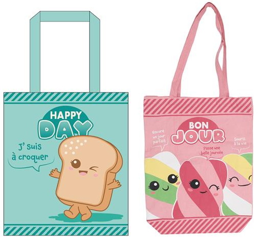 Sac réutilisable Kawaii 2AS
