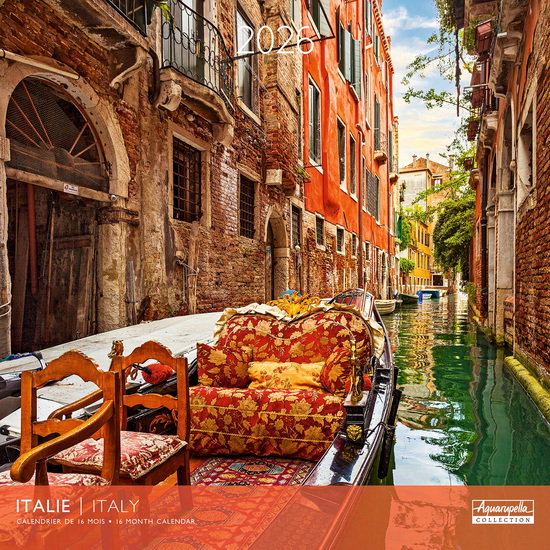 Calendrier 2026 Italie 30x30cm