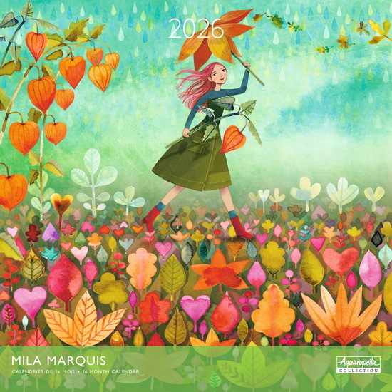 Calendrier 2026 Mila Marquis 30x30cm