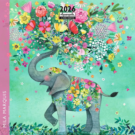 Calendrier mini 2026 M. Marquis 16x16cm
