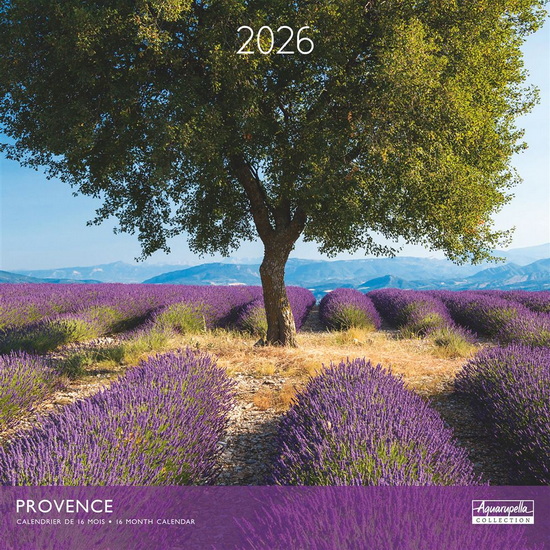 Calendrier 2026 Provence 30x30cm