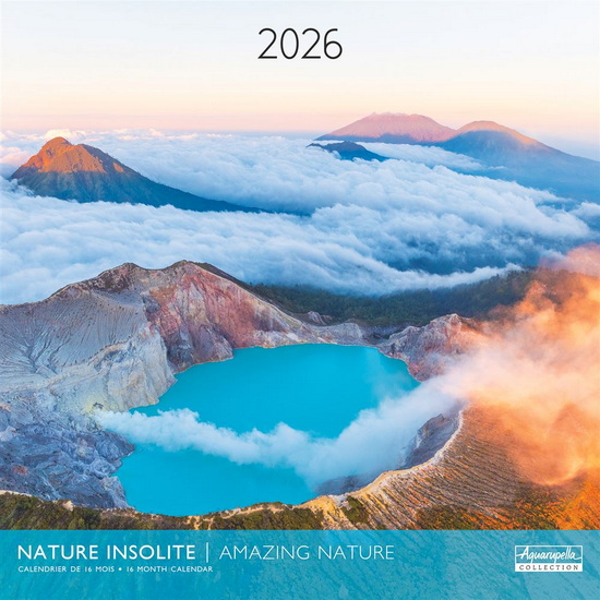 Calendrier 2026 Nature insolite 30x30cm