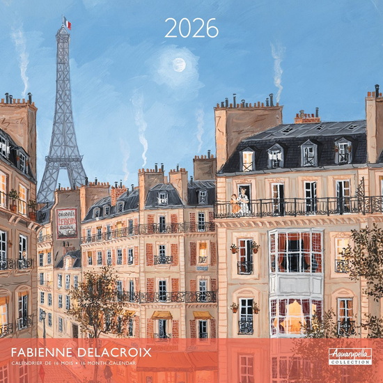 Calendrier 2026 F. Delacroix 30x30cm