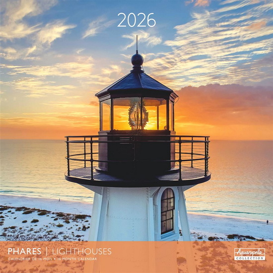 Calendrier 2026 Phares 30x30cm