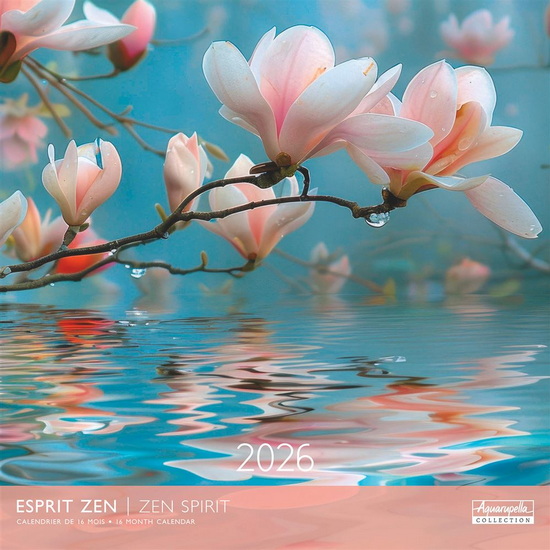 Calendrier 2026 Esprit zen 30x30cm