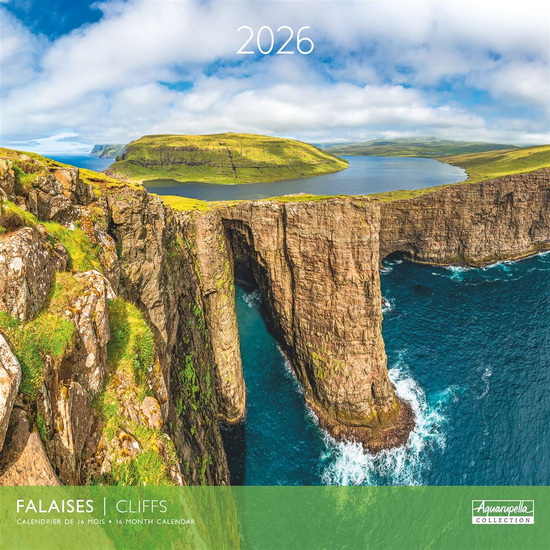 Calendrier 2026 Falaises 30x30cm