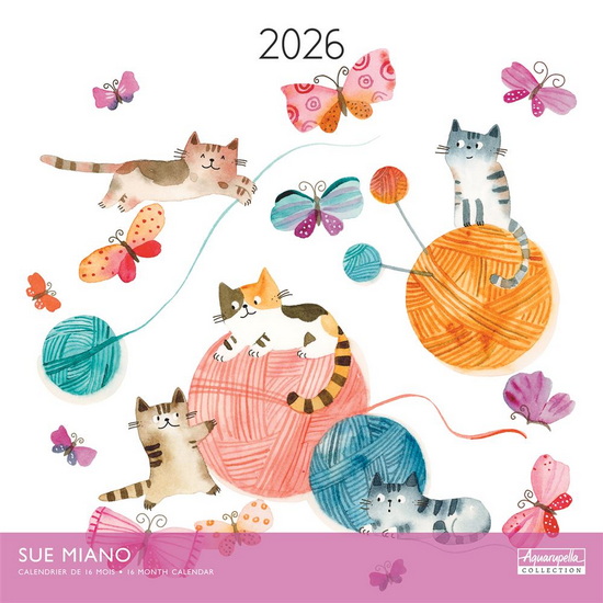 Calendrier 2026 S. Miano 30x30cm