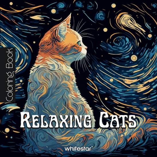 Relaxing Cats Coloring Book - COLLECTIF