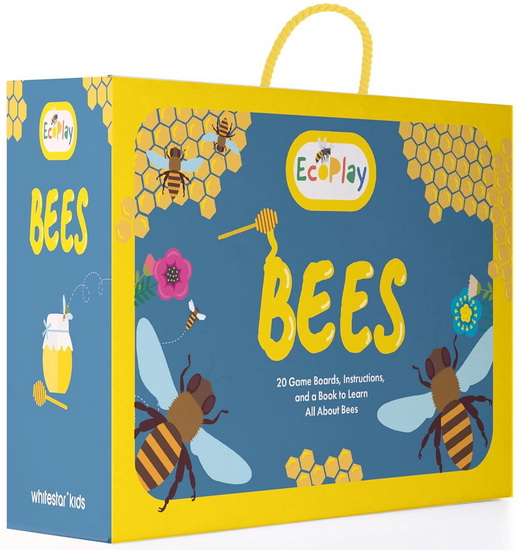Bees: 20 Game Boards, Instructions, and a Book to Learn All About Bees - AGNESE BARUZZI