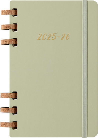 Agenda spirale 25/26 Moleskine 1s/2p Rigide Large Kiwi