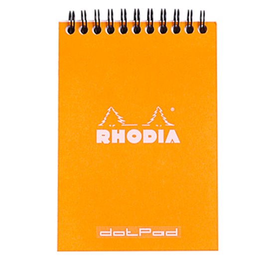 CAHIER DE NOTES CLASSIQUE À SPIRALE - ORANGE