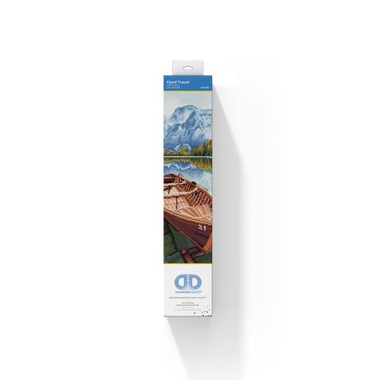 KIT CRÉATIF DIAMOND DOTZ - VOYAGE SUR LE FJORD