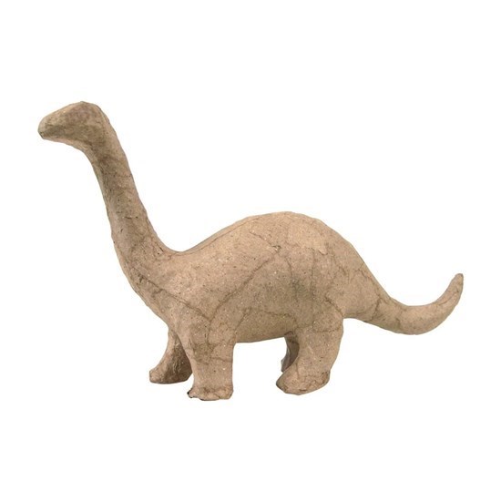 BRONTOSAURE EN PAPIER MÂCHÉ