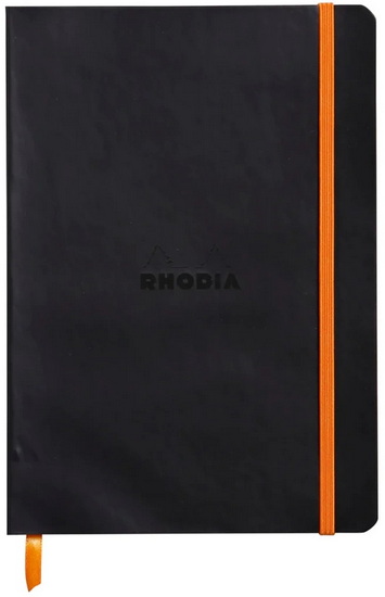 CARNET À COUVERTURE SOUPLE A5 Noir ligne