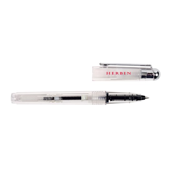 STYLO TRANSPARENT À ENCRE