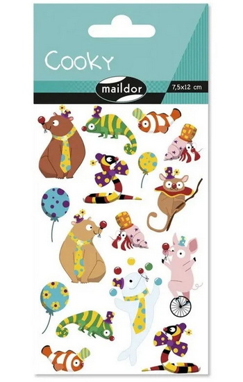 AUTOCOLLANTS *COOKY* CLOWNS