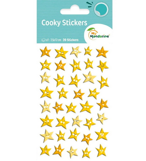 AUTOCOLLANTS *COOKY* ETOILES