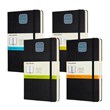 CARNET CLASSIQUE ÉLARGI - COUVERTURE RIGIDE - NOIR - 13 X 21 CENTIMÈTRES