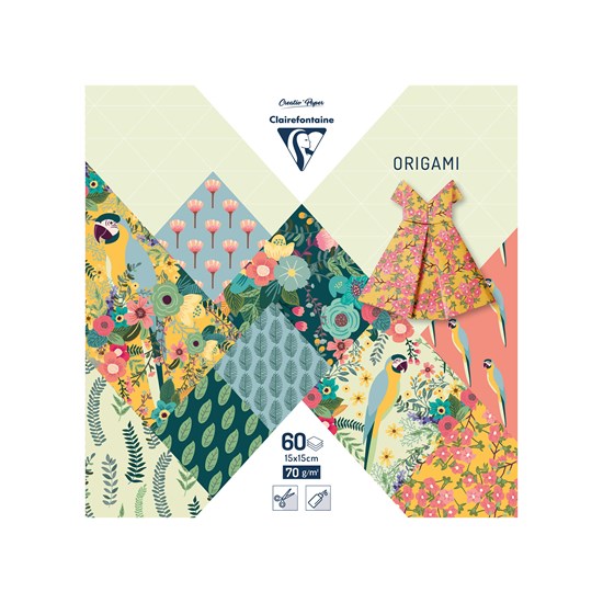 KIT D&#39;ORIGAMI 60 FEUILLES - KIRIBATI