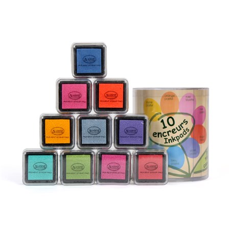 ENSEMBLE 10 ENCREURS PASTEL