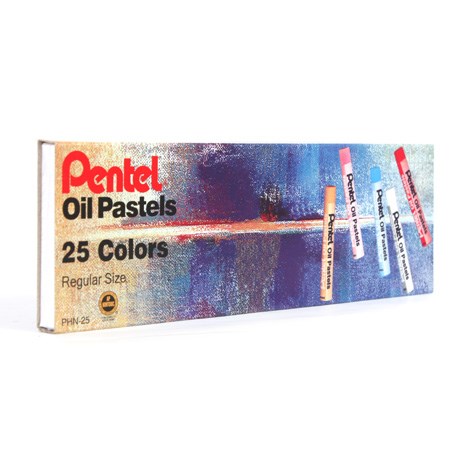 ENS. 25 PASTELS À L'HUILE ARTS