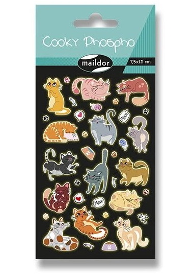 AUTOCOLLANTS *COOKY* PHOSPHO. CHATS