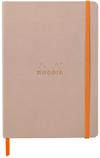 CARNET À COUVERTURE SOUPLE A5 Touche De Rose pointille