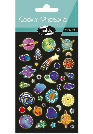 AUTOCOLLANTS *COOKY* PHOSPHO. PLANETES