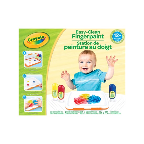 KIT PEINTURE AU DOIGT FACILE À NETTOYER