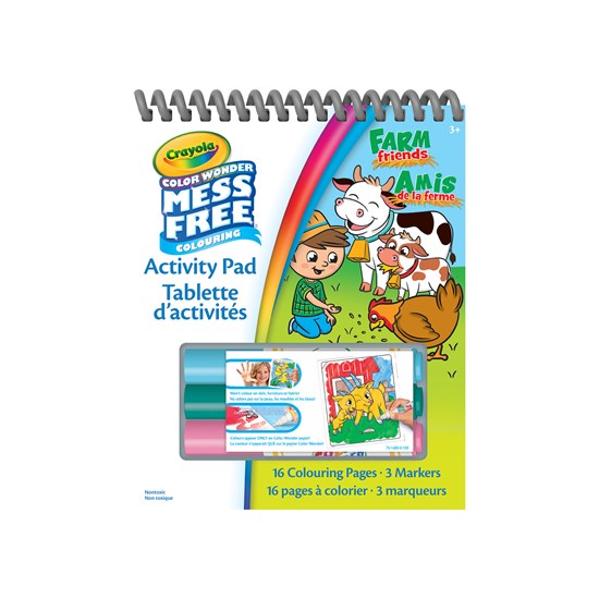 TABLETTE D&#39;ACTIVITÉS COLOR WONDER - AMIS DE LA FERME
