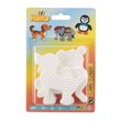ENS. 3 PLAQUES HAMA - ÉLÉPHANT, PINGOUIN ET CHIEN