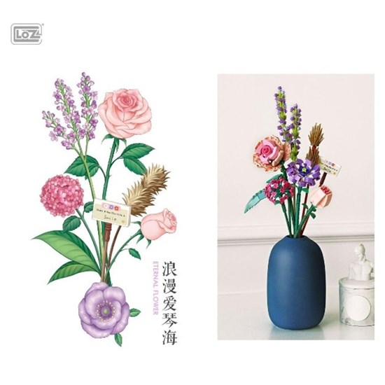 ROSE CAMELIA LAVANDE ORCHIDÉE