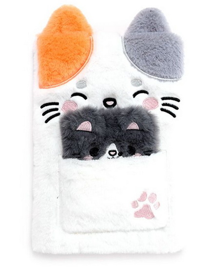 Ens. 2 cahiers de notes Chat