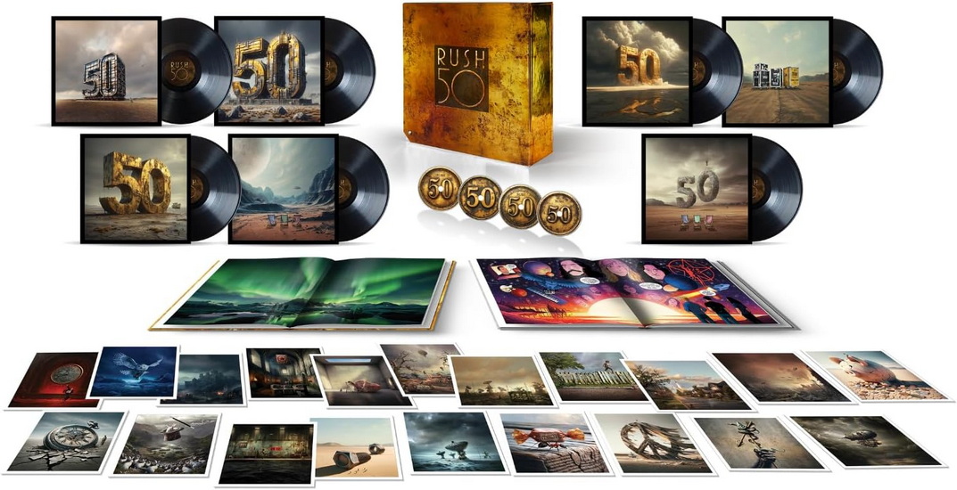 Rush 50 (Super Deluxe Box Set)(4CD + 7 Vinyles) - RUSH