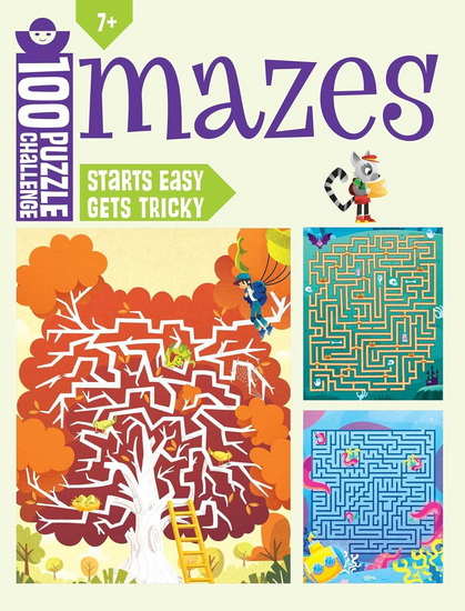 100 Puzzle Challenge: Mazes - COLLECTIF