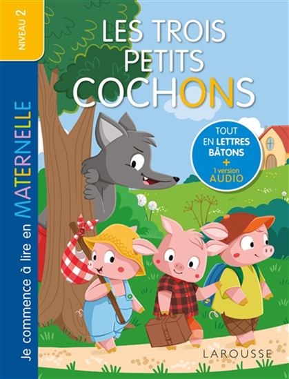 Les Trois petits cochons : Niveau 2 - COLLECTIF