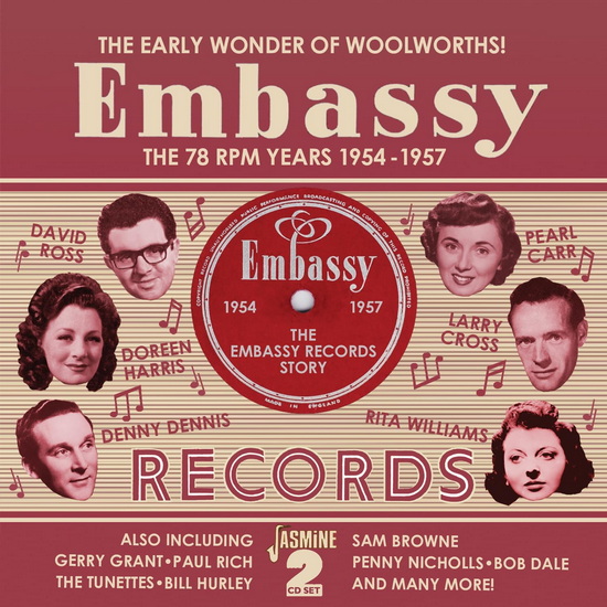 Embassy Records: The 78 RPM Years, 1954-1957 (2CD) - ARTISTES VARIÉS