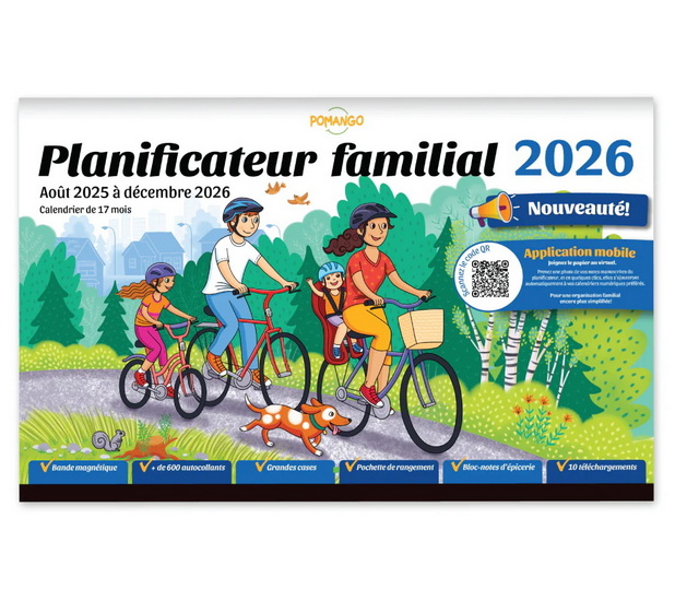 Planificateur familial 2026 17M