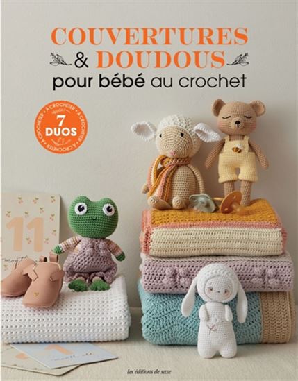 Couvertures & doudous pour bébé au crochet - COLLECTIF