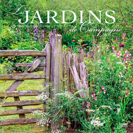Calendrier 2026 Les jardins de Campagne 16M 30x30cm