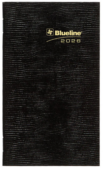 Agenda 2026 piqué noir 6x3½" 1s/p
