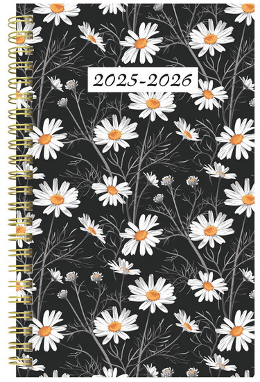 Agenda 25/26 spirale 8x5" Blossom blanc 1s/2p