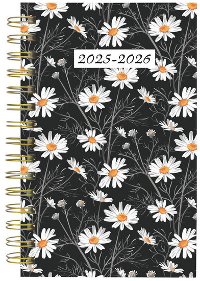 Agenda 25/26 spirale 8x5" Blossom blanc 1j/p